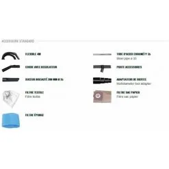 Lavor - Aspirateur Eau Et Poussières 1400W 30L 70L/s (PRISE OUTILS) - WT 30 XE 5 Lavor - Aspirateur Eau Et Poussières 1400W 30L 70L/s (PRISE OUTILS) - WT 30 XE -France LAVOR Soldes 2022 12671635 3