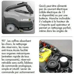 Lavor Pro - Autolaveuse Compacte 460 Mm 370W 1260 M²/h - Quick 36E -France LAVOR Soldes 2022 1738823 3